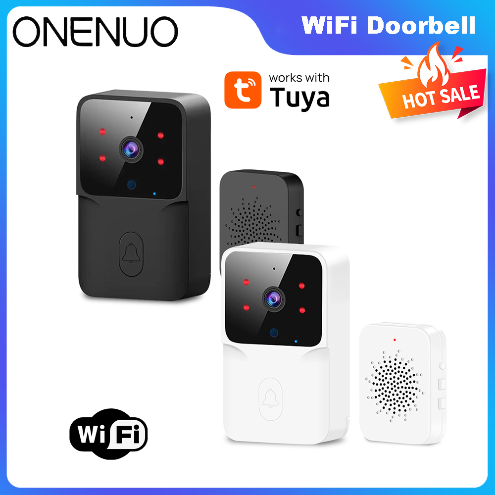 Smart Home Video Doorbell Enhanced Security With Smart Doorbell - Tuya WiFiビデオドアベル ワイヤレスHDカメラ IRアラーム セキュリティ スマートホーム