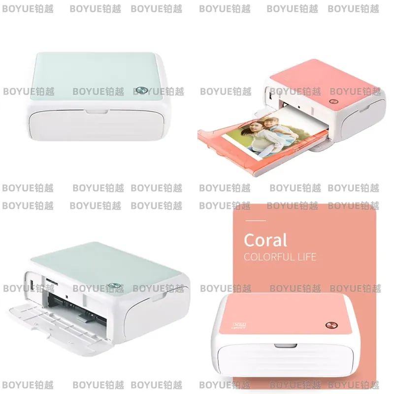 Smart Home Devices Images - 家庭用コンパクトスマートカラーフォトプリンター、複数画像フォーマット対応、ワイヤレスポータブルミニ印刷デバイス、高画質