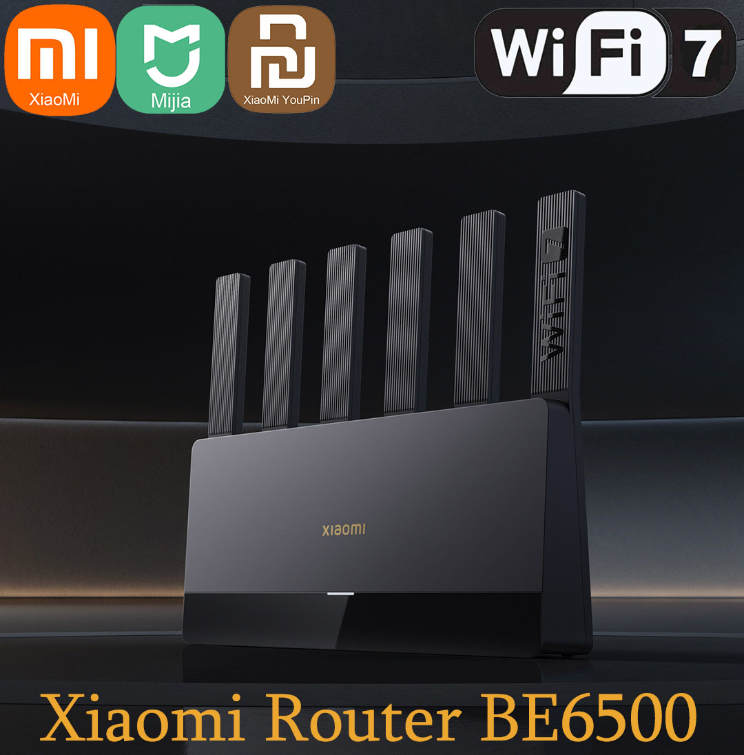 Smart Home X10 - Xiaomi Mijia ルーター BE6500、Wi-Fi 7対応、6500M、フル2.5Gネットワークポート、クアルコム製4コアプロセッサ搭載、IoTスマート連携、ネットワークセキュリティ、ホーム用。
