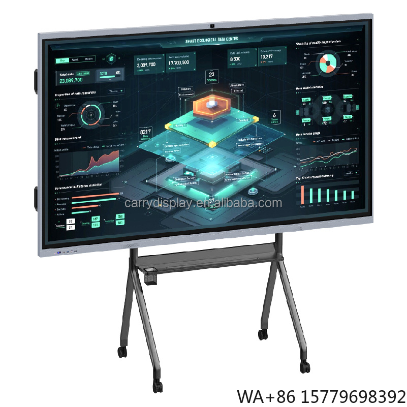 Smart Home Poster - 売れ筋デジタルホワイトボード 4Kディスプレイ 55/65/75/86インチ インタラクティブフラットパネル マルチIRタッチ スマートボード