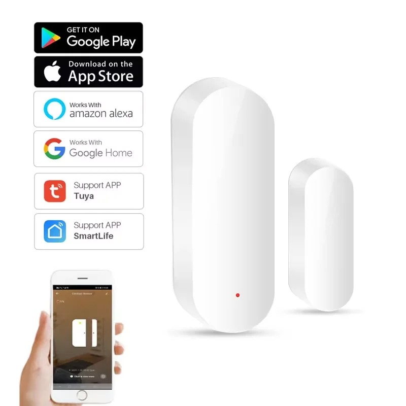 Wireless Door Sensor - Tuya スマート WiFi ドアセンサー スマートホーム開閉検知器 Smartlife