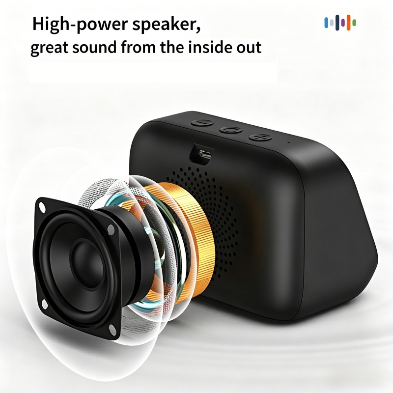 Smart Home Ai - TF26 Pro スマートワイヤレススピーカー、AI音声アシスタント、インテリジェントディスプレイ、音楽プレーヤー、目覚まし時計、Bluetooth電子スピーカー