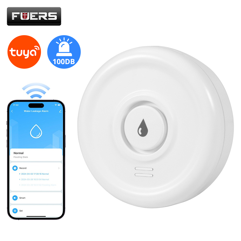 Smart Home Ecosystems - スマート漏水検知器,水位センサー,家庭用警報システム,Tuya,セキュリティ,燃料
