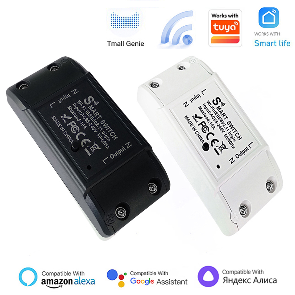 Smart Ir Remote Controller - WiFiスイッチDIYミニスマートホームスイッチリレーモジュール、Tuyaスマートライフアプリ対応、ワイヤレス音声リモコン、タイマースイッチ