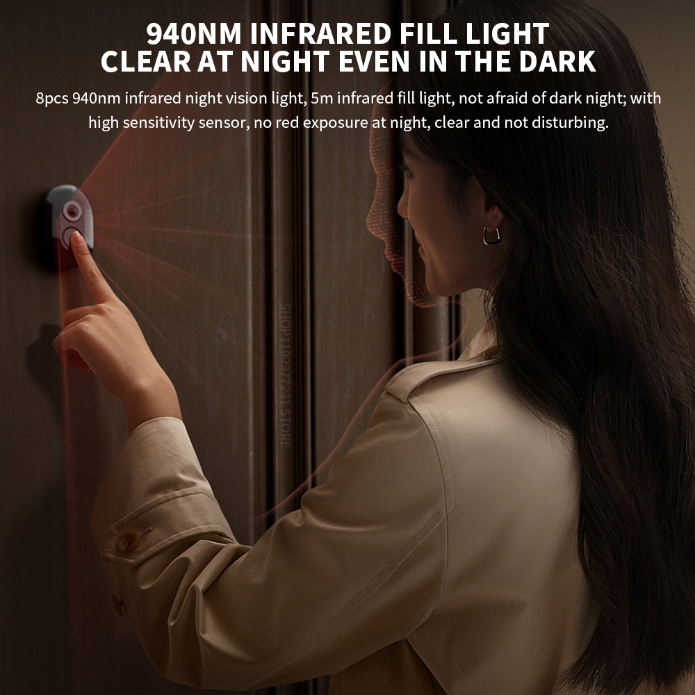 Xiaomi スマートキャットアイ 2 WiFi ワイヤレス - Smart Home Video Doorbell Enhanced Security With Smart Doorbell のレビューと価格