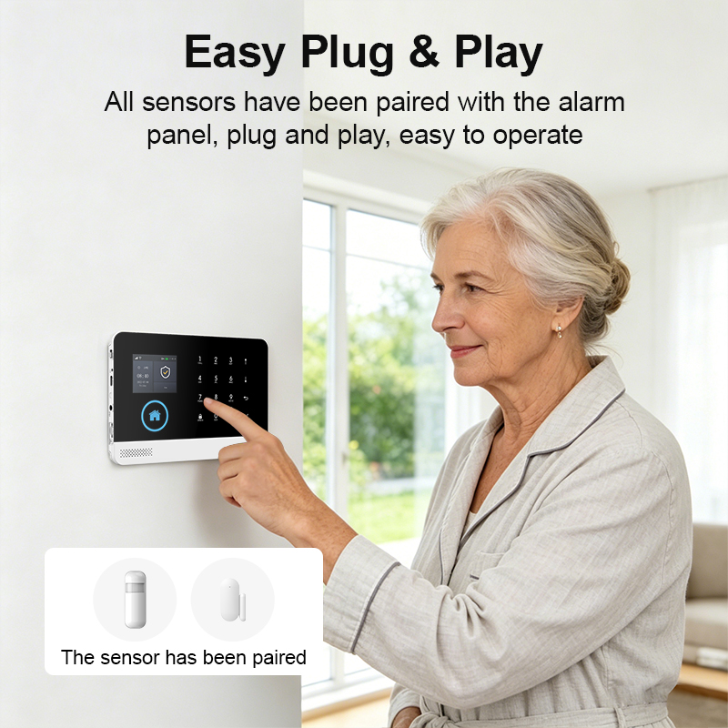 スマートホームアラームシステムはTuya 2.4G WiFi - Smart Home Keyboard のレビューと価格