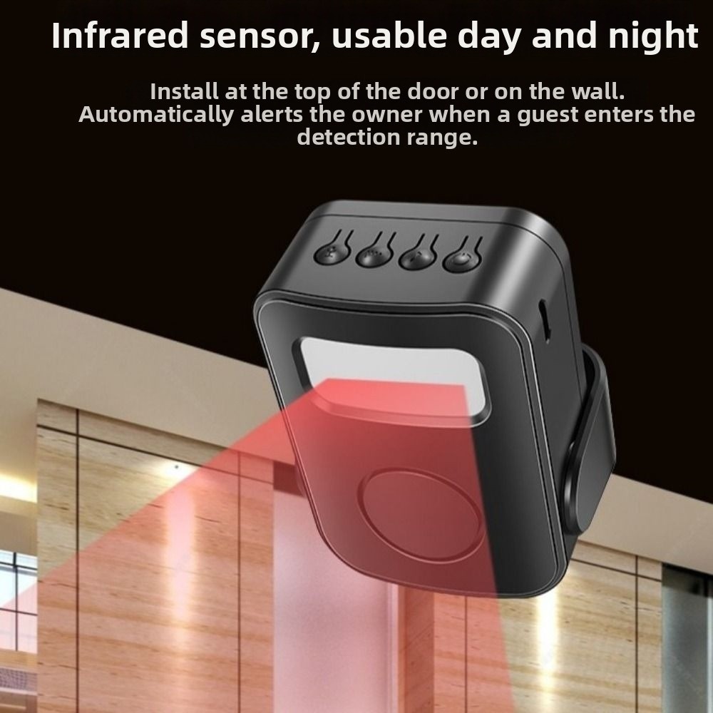 赤外線センサー搭載のスマートドアベル。PIRモーション検知機 - Wireless Door Sensor のレビューと価格