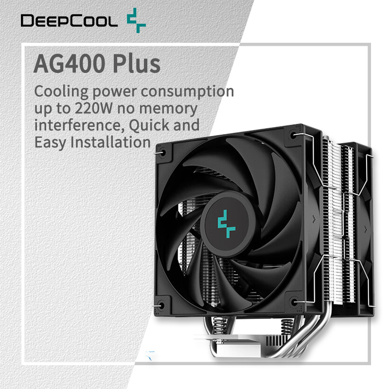 DEEPCOOL AG400 4 ヒートパイプデュアルファン - Smart Home Pc のレビューと価格