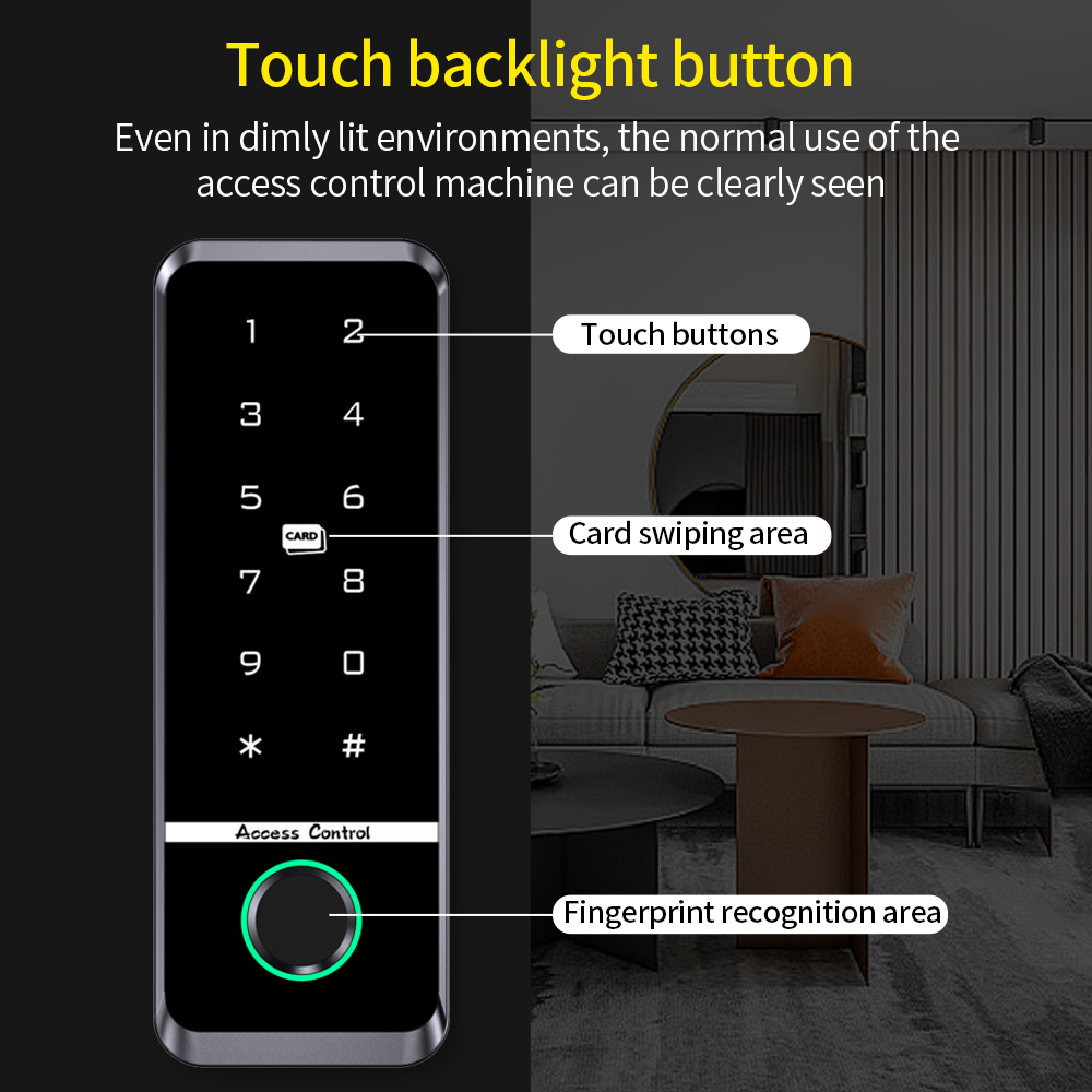 サポート Tuya アプリ電子指紋ロックオープナーアクセス制 - Smart Home Keyboard のレビューと価格