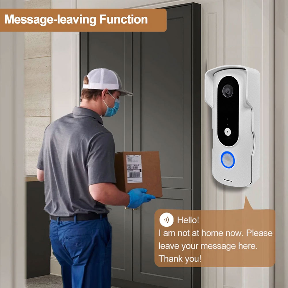 2 ワイヤースマートホーム Tuya Wifi 1080P  - Smart Home Video Doorbell Enhanced Security With Smart Doorbell のレビューと価格