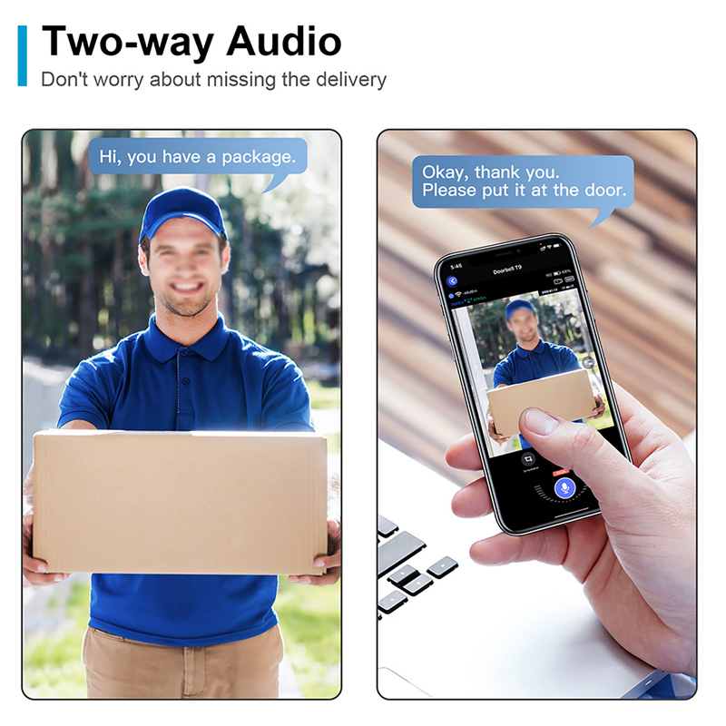 WiFi スマートビデオドアベルカメラナイトビジョンスマート - Smart Home Video Doorbell Enhanced Security With Smart Doorbell のレビューと価格