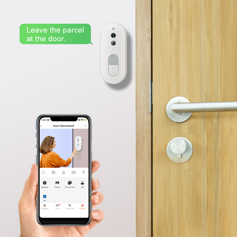 Tuya スマートビデオドアベル ワイヤレス 1080P H - Smart Home Video Doorbell Enhanced Security With Smart Doorbell のレビューと価格
