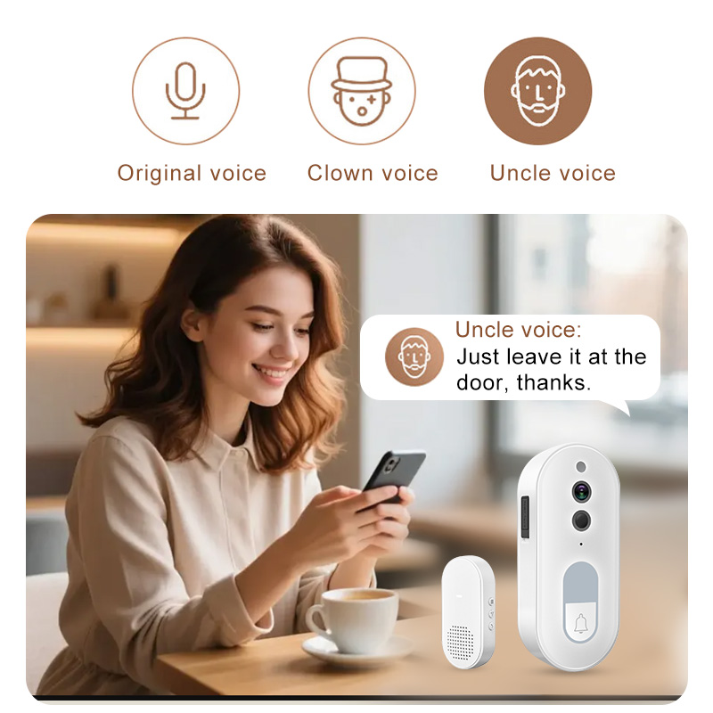 Tuya スマートビデオドアベル ワイヤレス 1080P H - Smart Home Video Doorbell Enhanced Security With Smart Doorbell のレビューと価格