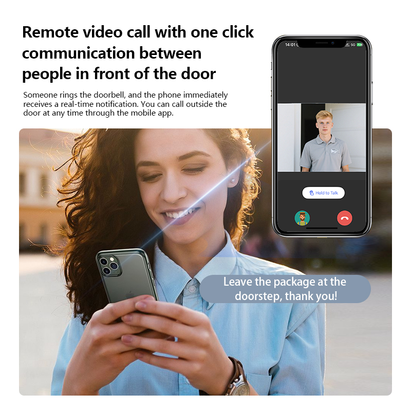 スマートビデオドアベルカメラ、屋内チャイム付きワイヤレスWi - Smart Home Video Doorbell Enhanced Security With Smart Doorbell のレビューと価格