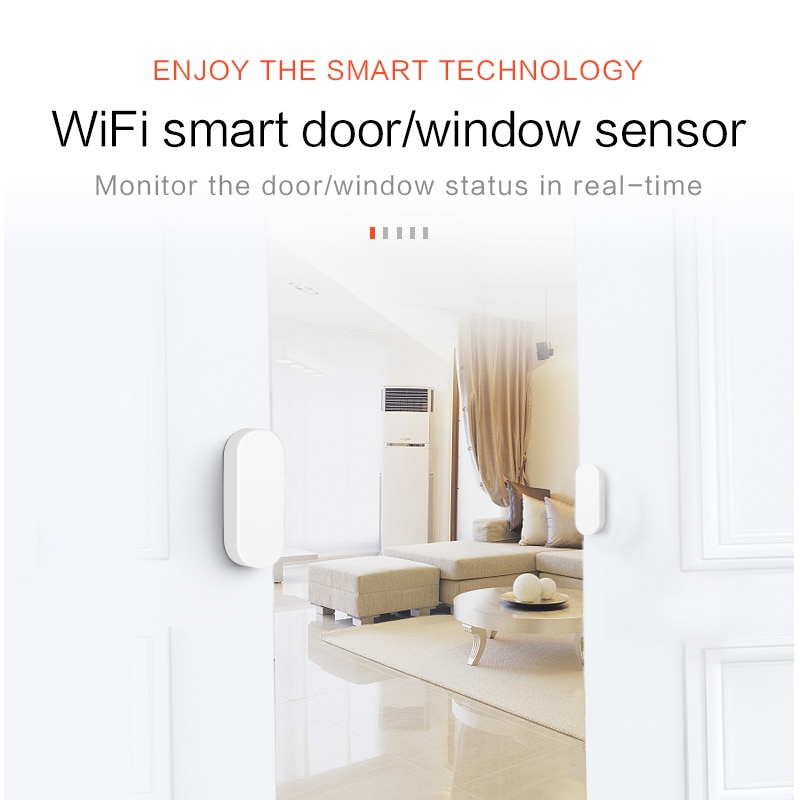 Tuya-スマートwifiドアセンサー,開閉検出器,制御通知 - Wireless Door Sensor のレビューと価格