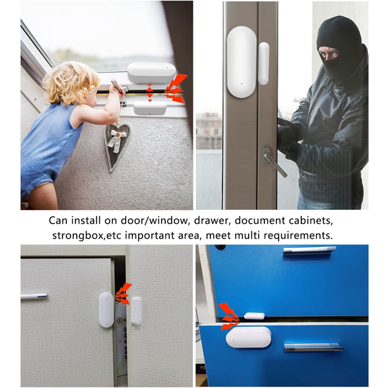 Tuya-スマートwifiドアセンサー,開閉検出器,制御通知 - Wireless Door Sensor のレビューと価格