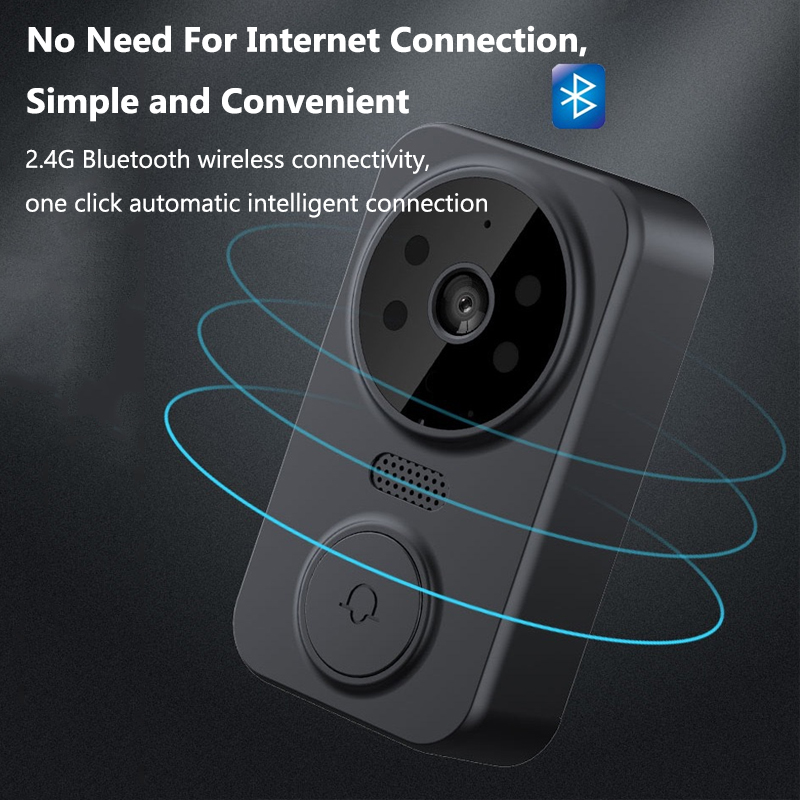 4.3 インチ WiFi ワイヤレスビデオドアベル双方向ビデ - Smart Home Video Doorbell Enhanced Security With Smart Doorbell のレビューと価格