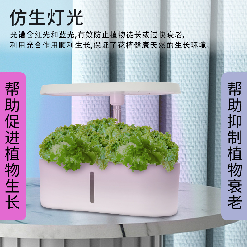 家庭用スマート水耕栽培器 土を使わない水耕栽培花栽培システム - Smart Home のレビューと価格