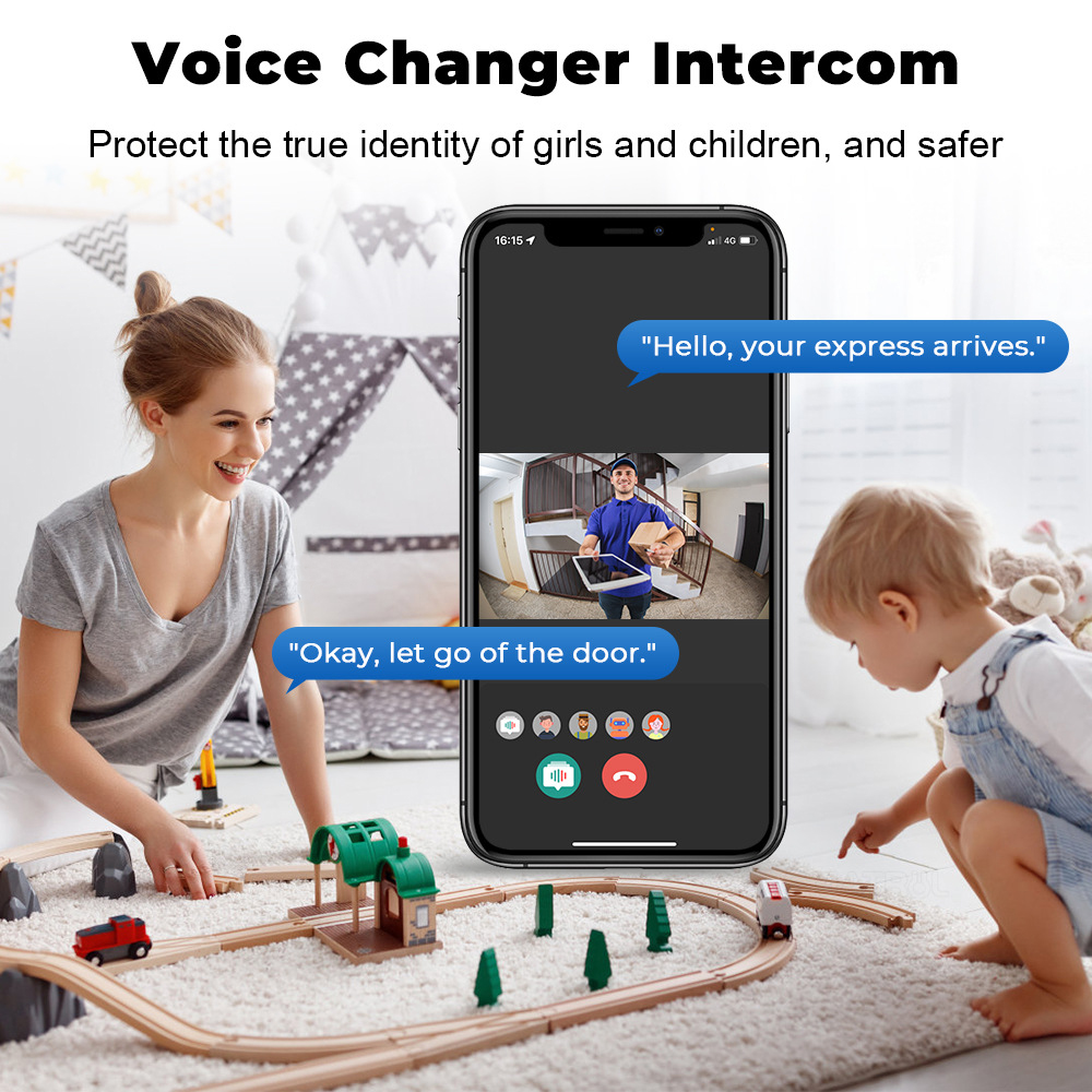 2027年型ワイヤレスビデオドアベルカメラ。Wi-Fi接続で - Smart Home Video Doorbell Enhanced Security With Smart Doorbell のレビューと価格