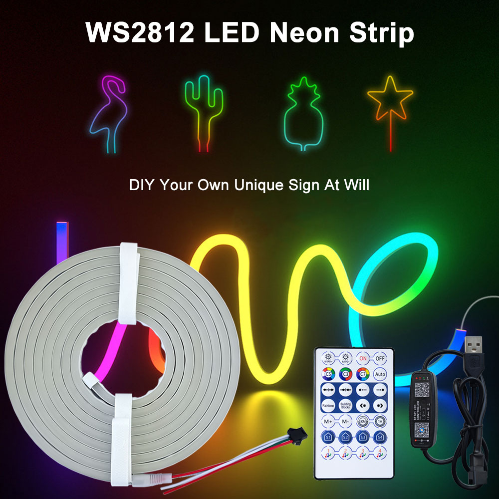 DC5V LED ネオンストリップシリコーンゲルサイン WS - Smart Home Poster のレビューと価格