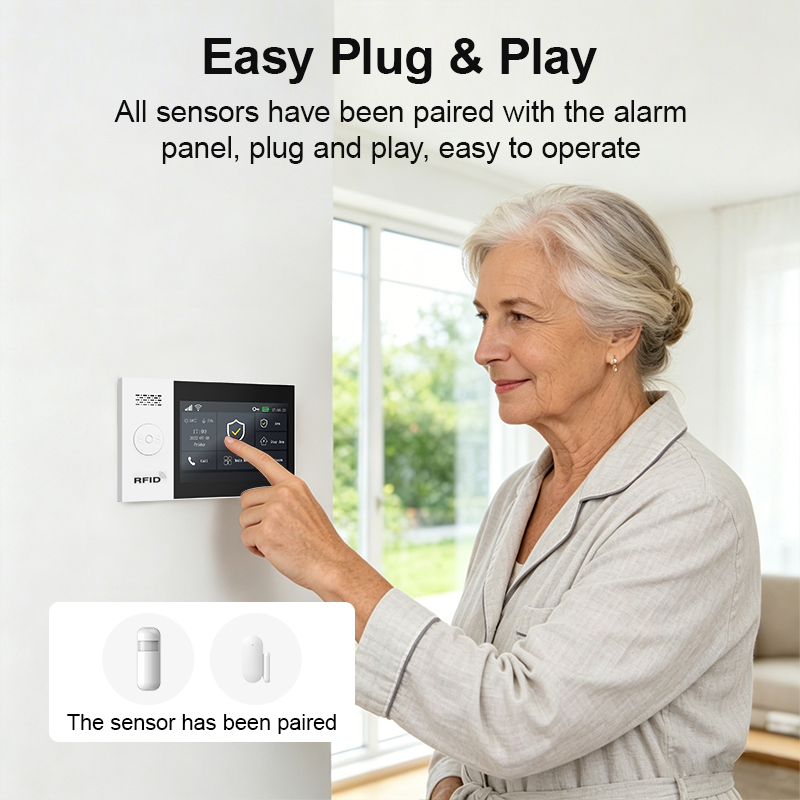 PGST 2G GSM WiFi 警報システムキット ワイヤ - Smart Home Ecosystems のレビューと価格