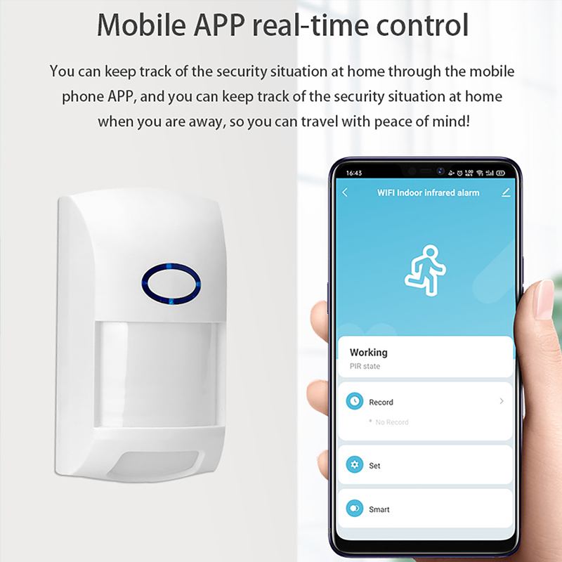 スマート Tuya PIR モーションセンサー WIFI 赤 - Smart Home Ecosystems のレビューと価格