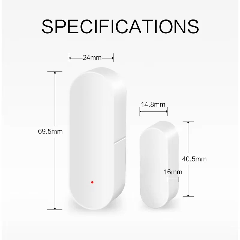 Tuya スマート WiFi ドアセンサー スマートホーム開 - Wireless Door Sensor のレビューと価格
