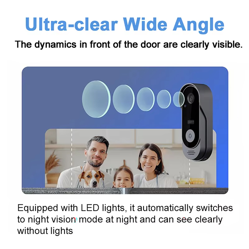 Tuya ドアベルカメラワイヤレスバンドルドアベルスマートホ - Smart Home Video Doorbell Enhanced Security With Smart Doorbell のレビューと価格