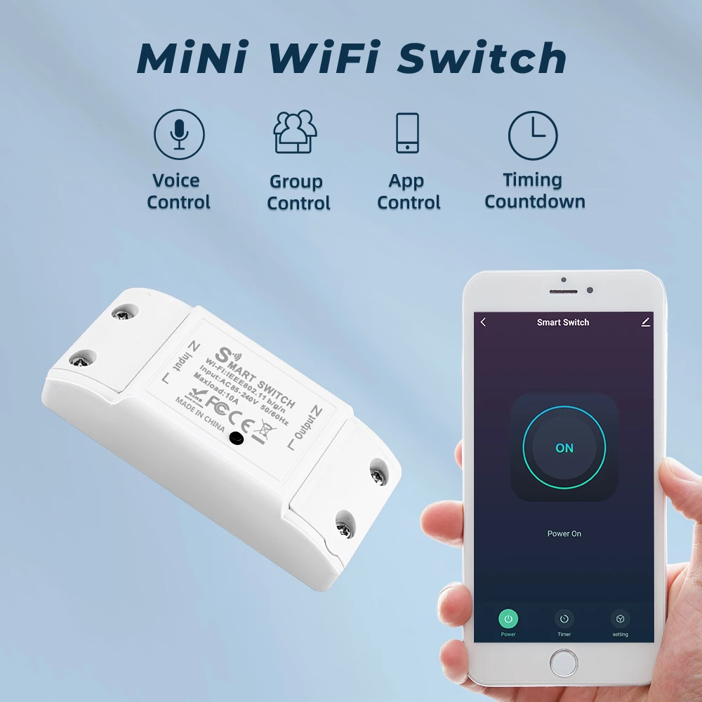 WiFiスイッチDIYミニスマートホームスイッチリレーモジュ - Smart Ir Remote Controller のレビューと価格