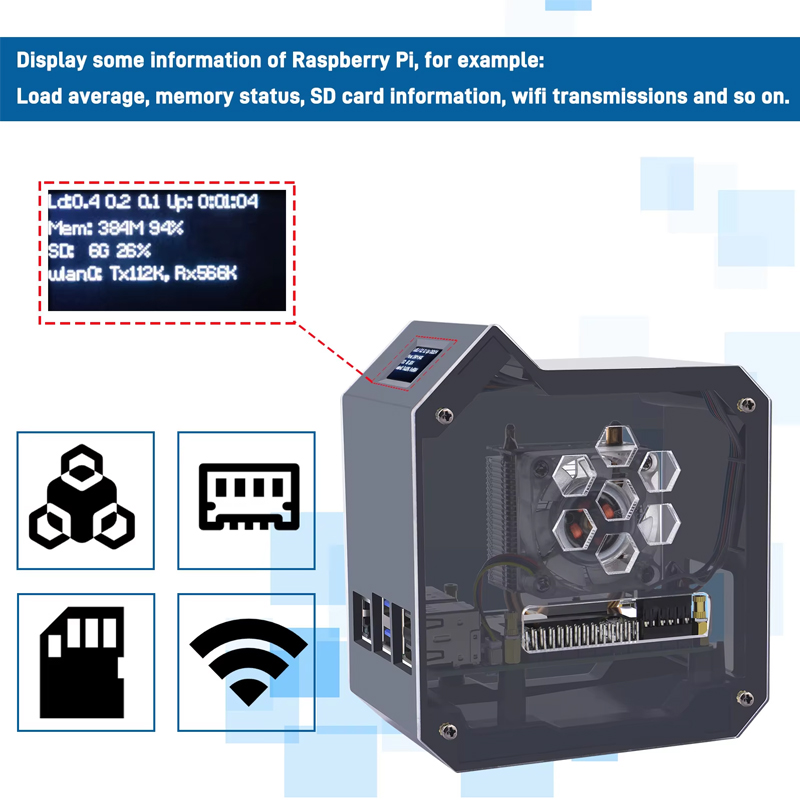 GeeekPi Raspberry Pi 5 ABSミニタワ - Smart Home Pc のレビューと価格