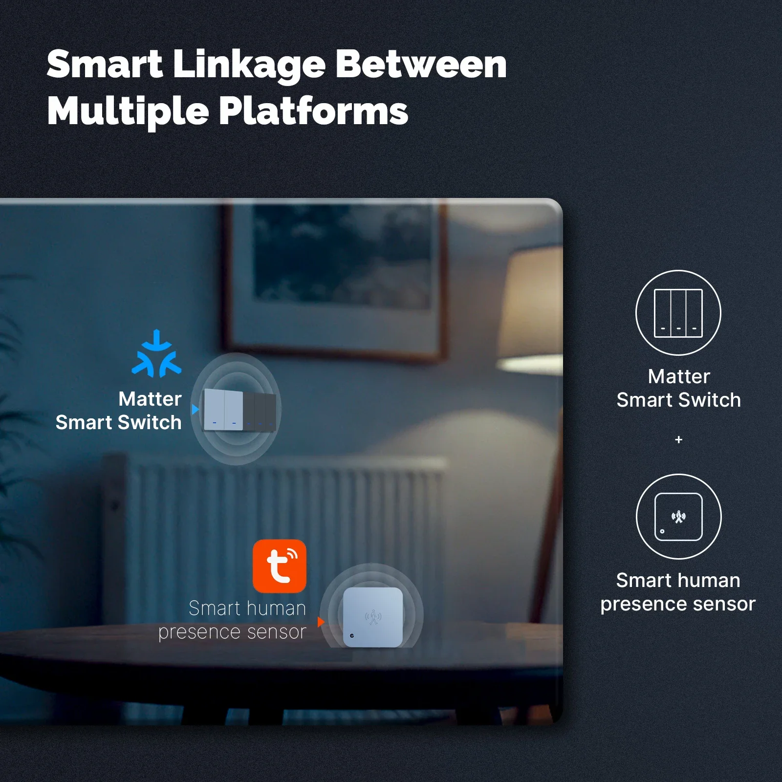 MOES Matter Tuya WiFi スマートライトボ - Tuya Smart Switch のレビューと価格
