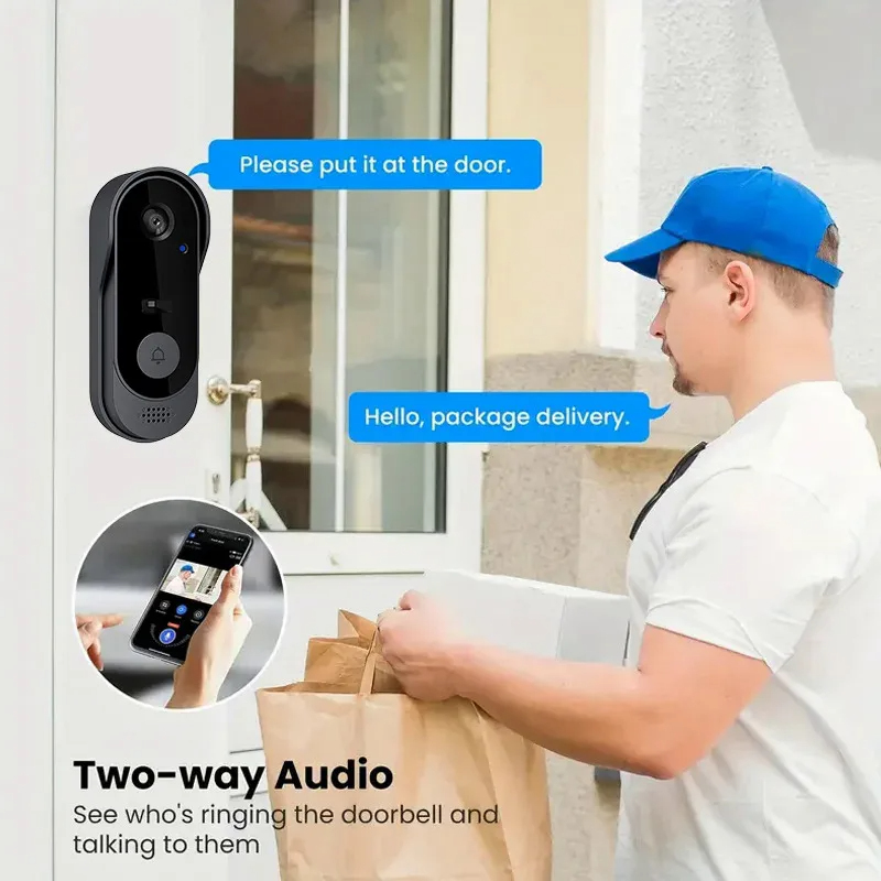 Tuya WiFi ホームスマートビデオドアベル屋外双方向  - Smart Home Video Doorbell Enhanced Security With Smart Doorbell のレビューと価格